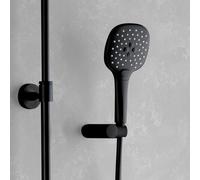 Fortis Spa doccetta Push con 3 getti, 15507MB, Universal nero opaco [Rubinetteria Bagno > Doccette / Supporti]