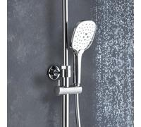 Fortis Spa doccetta Push con 3 getti, 15507PC, Universal cromo [Rubinetteria Bagno > Doccette / Supporti]