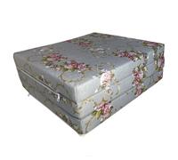 FORTISLINE - Materasso pieghevole 180 x 65 x 7 cm - 3 pezzi - Materasso per ospiti H2 - Pieghevole - Letto da campeggio - Lavabile - Pieghevole - Materasso da viaggio - Materasso in schiuma