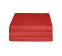 FORTISLINE - Materasso pieghevole 180 x 65 x 7 cm - 3 pezzi - Materasso per ospiti H2 - Pieghevole - Letto da campeggio - Lavabile - Pieghevole - Materasso da viaggio - Materasso in schiuma