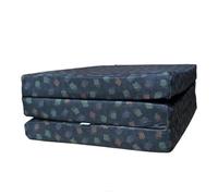 FORTISLINE - Materasso pieghevole 180 x 65 x 7 cm - 3 pezzi - Materasso per ospiti H2 - Pieghevole - Letto da campeggio - Lavabile - Pieghevole - Materasso da viaggio - Materasso in schiuma