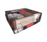 FORTISLINE - Materasso pieghevole 180 x 65 x 7 cm - 3 pezzi - Materasso per ospiti H2 - Pieghevole - Letto da campeggio - Lavabile - Pieghevole - Materasso da viaggio - Materasso in schiuma