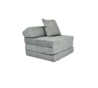 FORTISLINE - Materasso pieghevole 200 x 70 x 10 cm con testiera e cuscino - Letto per gli ospiti pieghevole per cameretta e campeggio - Materasso pieghevole portatile - Materasso pieghevole in tessuto
