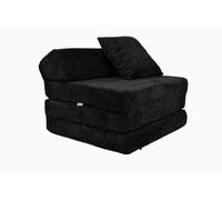 FORTISLINE - Materasso pieghevole 200 x 70 x 10 cm con testiera e cuscino - Letto per gli ospiti pieghevole per cameretta e campeggio - Materasso pieghevole portatile - Materasso pieghevole in tessuto