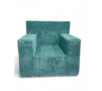 FORTISLINE - Poltroncina per bambini 51 x 47 x 34 cm Oeko-TEX, poltrona da gioco per bambini - Camera dei bambini - Poltrone in gommapiuma - Morbido velluto - Molti motivi (turchese)