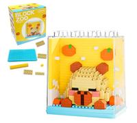 Fortivae Capybara Mini Building Blocks Set, 333 Pcs Micro Building Blocks, Capybara Cute Animals Building Set, Regalo per Adulti