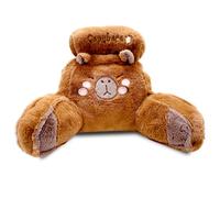 Fortivae Cuscino da Lettura con Braccioli Capybara, 1 Pcs Cuscino Supporto Lombare Capybara, Grande Cuscino da Lettura con Supporto per Collo/Braccia, per la Lettura, Rilassarsi, Guardare La TV