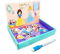 Fortivae Puzzle Vestire La Principessa Giochi, Giochi Montessori Educativi, Sviluppo della Motricità Fine E Dell'immaginazione, Giocattolo Regalo per Bambina 2 3 4 5 6 Anni