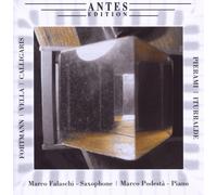 FORTMANN / VELLA / CALLIGARIS / P Sonatas for Saxophone & PN (CD)
