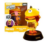 Fortnite Beef Boss Icon Light - Prodotto Fortnite con licenza ufficiale | Luce Personaggio da 12cm • Portatile a batteria • Esposizione da scrivania divertente • Design compatto • Regalo Fortnite