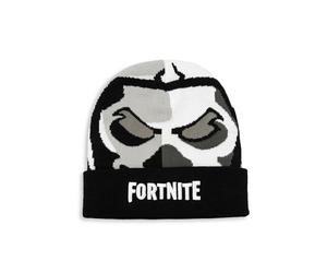 Fortnite Berretto da ragazzo nero, grigio, bianco | Logo design a maglia | Accessori invernali caldi per gli appassionati di gioco | Perfetto per giochi all'aperto Merch