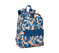 Zaino Scuola Americano Fortnite Blu Mimetico - Scomparto Principale e Tasca Frontale - Include Porta Computer Interno Foderato - Spallacci e Schienale Imbottiti - 41 x 31 x 13.5 cm - Toybags