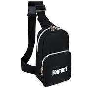 Fortnite Borsa a Tracolla Ragazzo Adolescenti Cinturino Regolabile Borsetta Bambino per Viaggi e Vacanze Regalo Bambino (Nera)