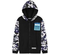 Fortnite Felpa Bambino Felpe con Cappuccio Giubbotto Ragazzo Felpa con Zip Morbido e Confortevole Vestiti Bambini Idea Regalo (11-12 Anni, Nero/Camo)