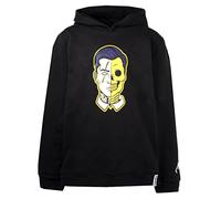 Fortnite - Felpa con Cappuccio Bambino - Felpa Nera con Motivo Hot Dog - 100% Cotone - Merchandising Ufficiale