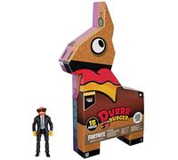 Fortnite FNT0797 Durrr Burger Supply Llama, include figura Giller a contratto altamente dettagliata e articolata da 4 pollici, 9 armi, 4 back Bling