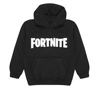 Fortnite Testo Logo Boys Pullover Hoodie Black 13-14 Anni