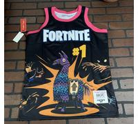 Fortnite Victory Royale Headgear Classics Basket Jersey ~ Mai Indossato ~ M L