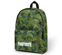 Fortnite Zaino Scuola Elementare Bambino Zaini Scuola Media e Astuccio Set Gadget Ufficiale Zaino Scolastico Sport Gita Viaggio Regalo Per Gamer (Verde Militare)