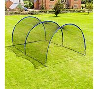 FORTRESS Rete da Cricket per Battitori | Rete Cricket da Giardino | Set Cricket | Attrezzatura Allenamento (18m, Completamente Chiusa)