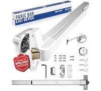 FORTSTRONG 31" Commercial Push Bar Panic Exit Device (Silver) - Panic Bars for Exit Doors with Door Handle - UL Listed Grade 1 ADA Emergency Exit Door Push Bar Certified - FS-950