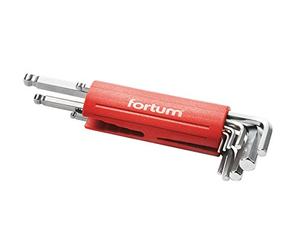FORTUM Chiave a L TORX, set da 9 pezzi, 10-50 mm