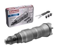 Fortum Rivettatrice per avvitatrice a batteria e trapano I Rivettatrice per ribattini ciechi in alluminio, acciaio e acciaio inox I Rivettatrice per rivetti ciechi 2,4-4,8 mm I Adattatore