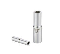 FORTUM Testa cava allungata, 1/4", 11 mm, lunghezza 50 mm