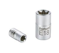 FORTUM Testa cava interna TORX, 1/4", E 5, L 25 mm