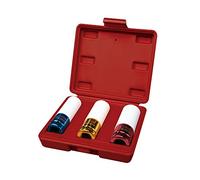 FORTUM Testina cava a percussione, 1/2", set da 3 pezzi, 17-19-21 mm, lunghezza 86 mm