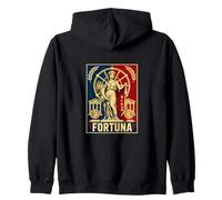 Fortuna Dea Romana della Fortuna E del Destino Simbolo Felpa con Cappuccio