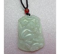 Fortuna Grado A Naturale Giada da Uomo Cinese Nuovo Anno Di Il Monkey Medaglione