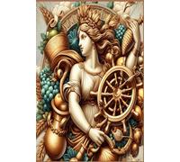 Fortuna Roman Goddess of Luck, Fortune, and Fate Journal: Believed to govern the destiny of individuals and cities alike, controlling prosperity, success, and adversity.