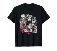 Fortuna Tee Dea della Fortuna Alea SIC Itur Ad Astra Maglietta