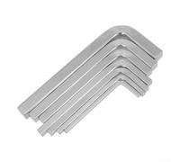 FortunateSweet Set di chiavi a testa quadrata a forma di L, 7 pezzi, misure metriche da 3 mm a 10 mm, per utensili manuali in acciaio CR-V per riparazioni di elettrodomestici e attività leggere