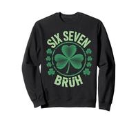Fortunato 67 St Patrick Shamrock Humor Six Seven Rizz 6 7 Meme Felpa
