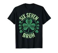 Fortunato 67 St Patrick Shamrock Humor Six Seven Rizz 6 7 Meme Maglietta