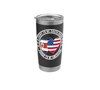 Fortunato ad essere costaricano orgoglioso di essere americano Costa Rica USA Bicchiere termico in acciaio inox doppia parete