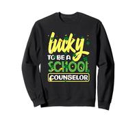 Fortunato ad Essere Un consulente Scolastico Joyful Shamrock Spirit Felpa