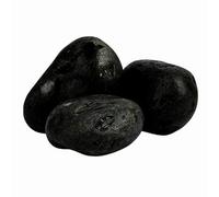 FORTUNATO Ciottoli Nero Ebano Pietre Naturali Decorativi Giardini Aiuole Vasi Protegge Decora Vialetti Confezionata in Sacchi da Kg (5, 40/60 mm)