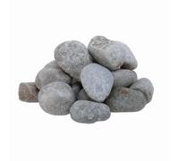 FORTUNATO Ciottoli Occhialino Grigi Decorativi per Esterni, Disponibili in Confezioni da 5 kg e 25 kg (Misura : 15/25, Formato : 5 kg)