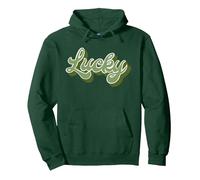 Fortunato Felpa con Cappuccio, Unisex per Adulti, Verde Foresta, S