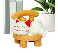Fortunato gatto gatto per ufficio - Decorazione da tavolo per gatti di - Creativa Cat Statua per il salone 'ufficio a casa Decorazione di buon auspicio
