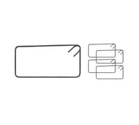 FORTUNATO Kit Staffe di Rinforzo in Ferro Sagomato, 20x50 cm, Ø 5 mm, Curvatura 135°, per Strutture Cemento Durevoli (Pezzi : 20)