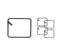 FORTUNATO Kit Staffe di Rinforzo in Ferro Sagomato, Antisismiche, 20x25 cm, Ø 8 mm, Piegatura 135°, per Strutture Cemento Durevoli (Pezzi : 100)