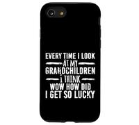 Fortunato Nonno Ogni volta che guardo i miei nipoti Custodia per iPhone SE (2020) / 7/8