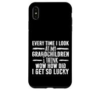 Fortunato Nonno Ogni volta che guardo i miei nipoti Custodia per iPhone XS Max