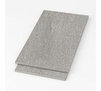 FORTUNATO Piastrella Interni Esterni Gres Porcellanato Rettificata Superficie Bocciardata Finitura Opaca London Grey 60x120 cm (London Grey, 1,44 m²)