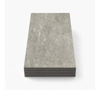 FORTUNATO Piastrella Interni Gres Porcellanato Rettificata Serie Quarz Antracite Finitura R10 Spessore 10 mm 30x60 cm (Antracite, 1,08 m²)