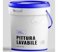 FORTUNATO Pittura Lavabile Elevata Copertura Opaca Bianca Muri Soffitti Interni Antimacchia Bianco Made in Italy (Litri 4)